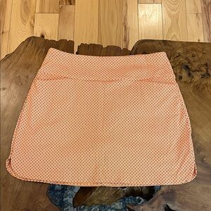 Lady Hagen Coral Skort with Pattern